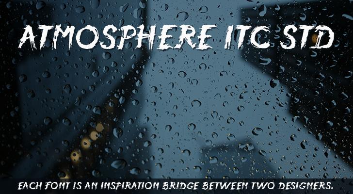 Beispiel einer Atmosphere ITC-Schriftart