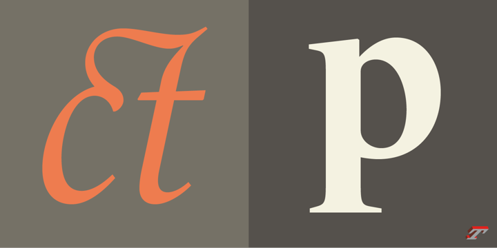 Beispiel einer Le Monde Livre Italic Os F-Schriftart