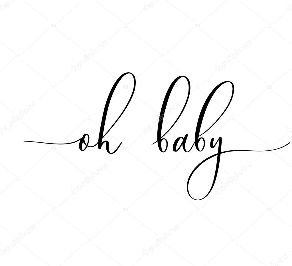 Beispiel einer Oooh Baby-Schriftart