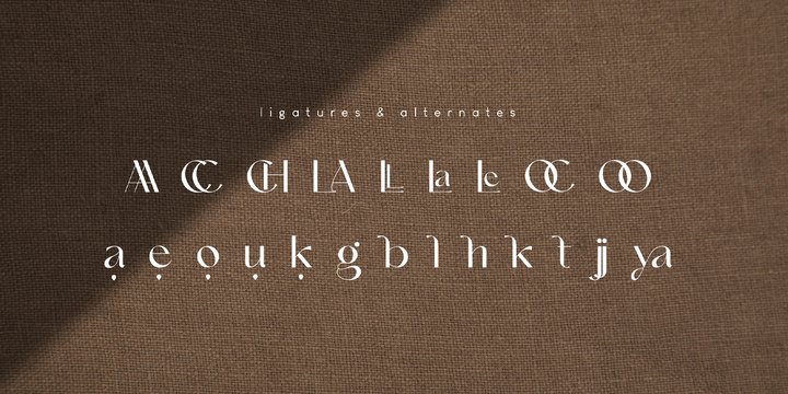 Beispiel einer Le Amatcky Regular-Schriftart