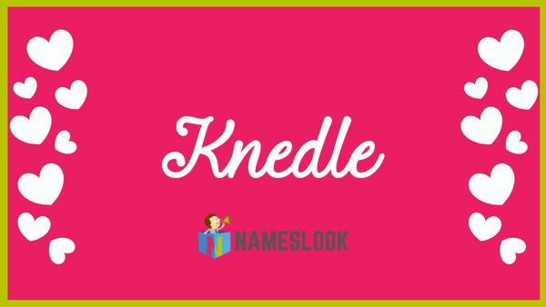 Beispiel einer Knedle Light-Schriftart