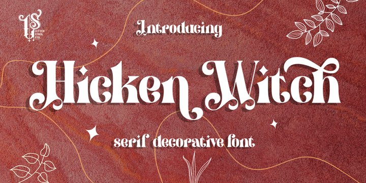 Beispiel einer Hickenwitch-Schriftart