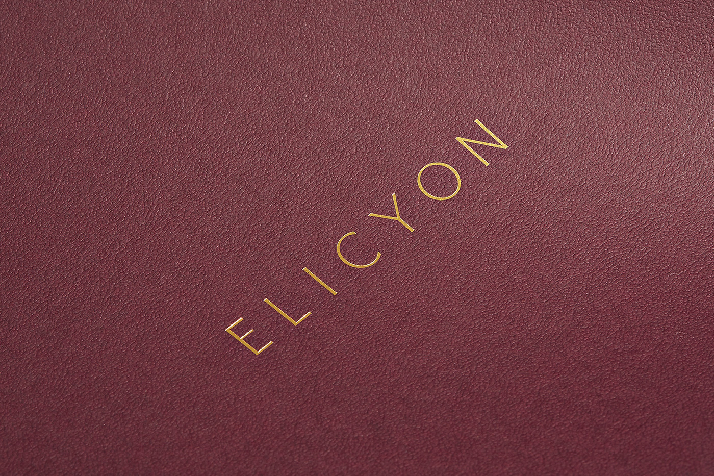 Beispiel einer Elicyon-Schriftart