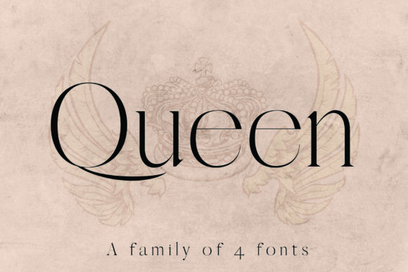 Beispiel einer Queen-Schriftart