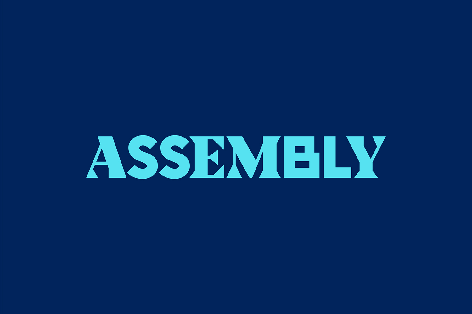 Beispiel einer Assembly-Schriftart
