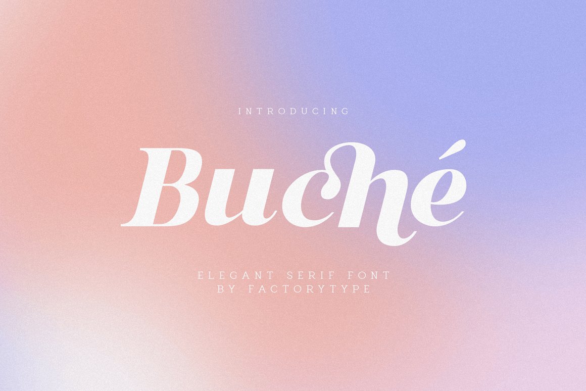 Beispiel einer Buche Italic-Schriftart