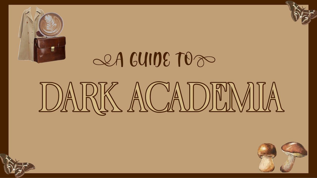 Beispiel einer Dark Academia-Schriftart