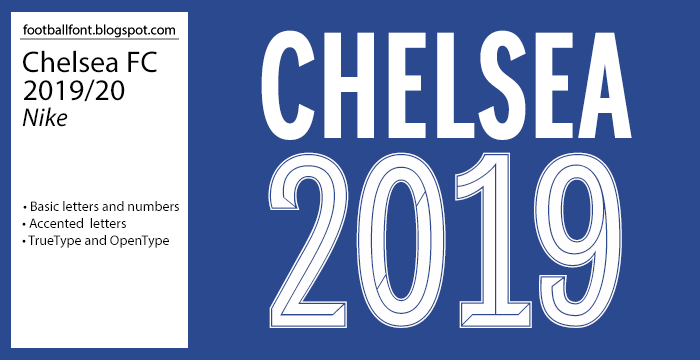 Beispiel einer Chelsea 19-20 Regular-Schriftart