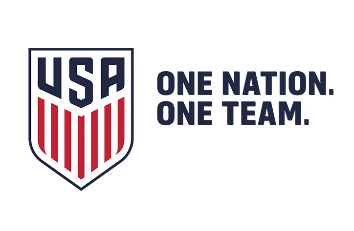 Beispiel einer United States Soccer Federation-Schriftart