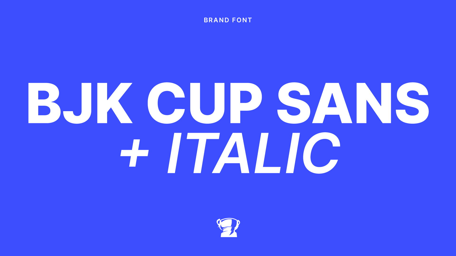 Beispiel einer BJK Cup Sans (Billie Jean King Cup)-Schriftart