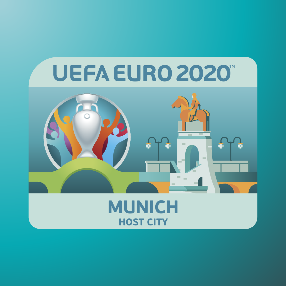 Beispiel einer Euro 2020 Hostcities Regular-Schriftart