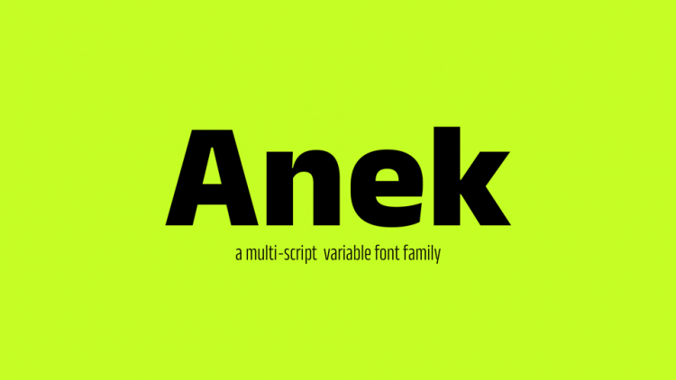 Beispiel einer Anek Tamil-Schriftart