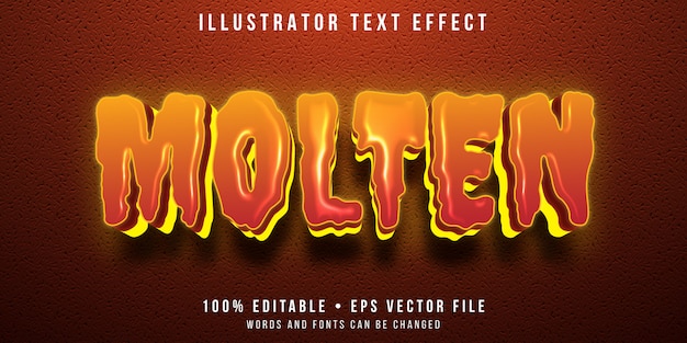 Beispiel einer Molten-Schriftart