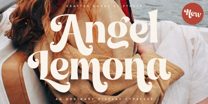 Beispiel einer Angel Lemona Regular-Schriftart