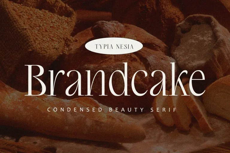 Beispiel einer Brandcake-Schriftart