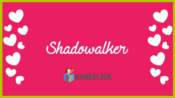 Beispiel einer Shadowalker-Schriftart