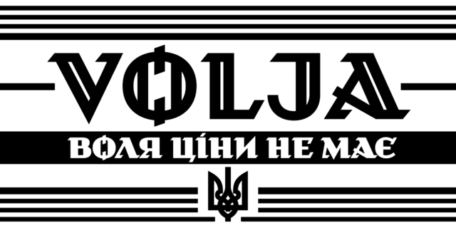 Beispiel einer Volja Black-Schriftart