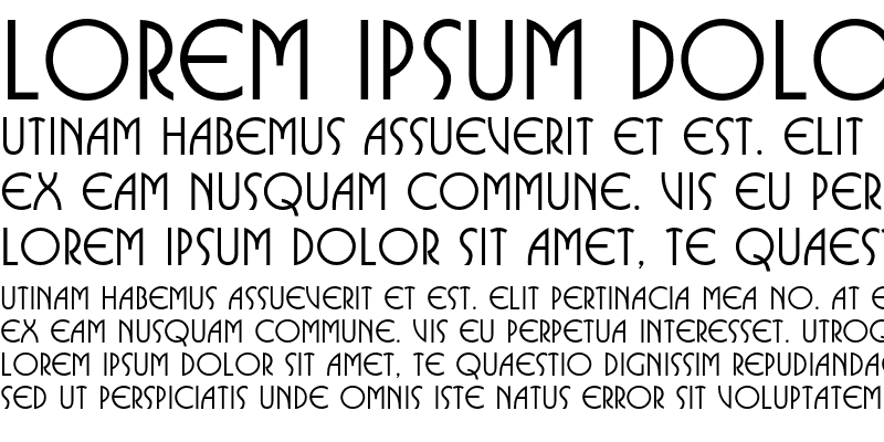 Beispiel einer Busorama ITC Medium-Schriftart