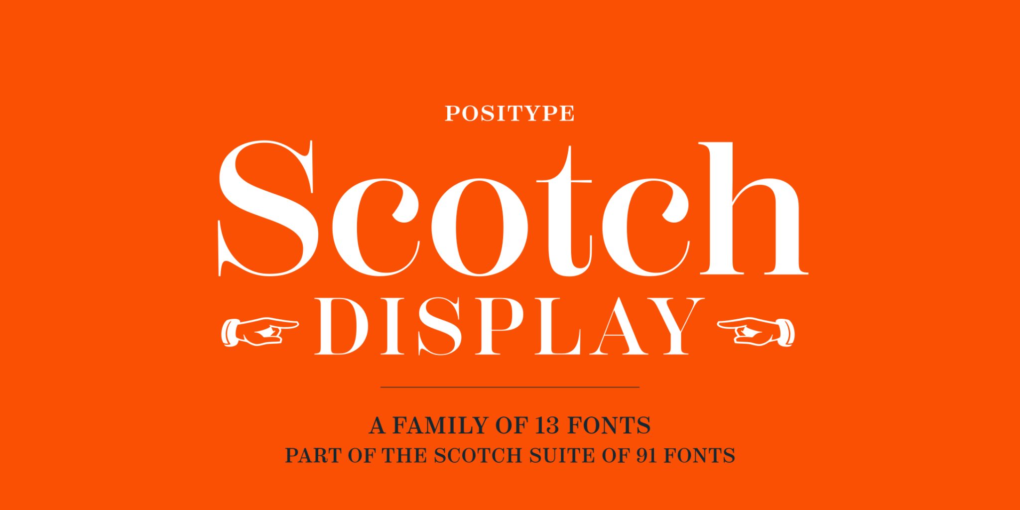 Beispiel einer Scotch Genovese Display Italic-Schriftart