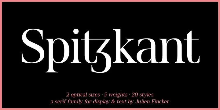 Beispiel einer Spitzkant Head Text Thin Oblique-Schriftart