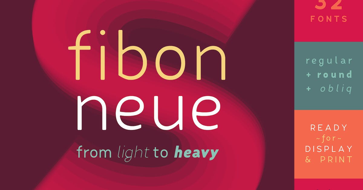 Beispiel einer Fibon Neue Round Light Italic Round 2-Schriftart