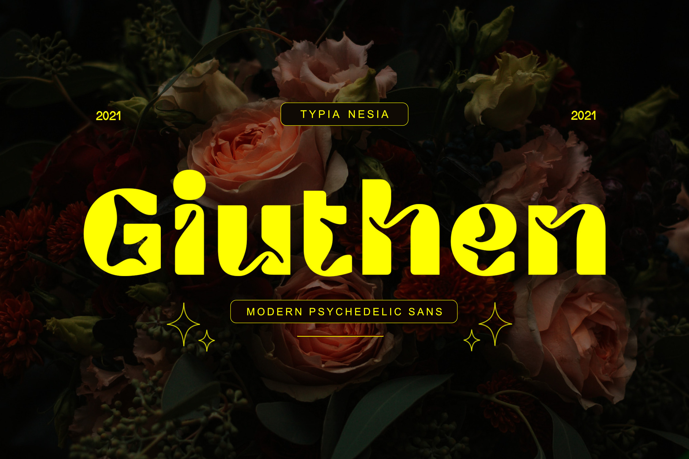 Beispiel einer Giuthen-Schriftart