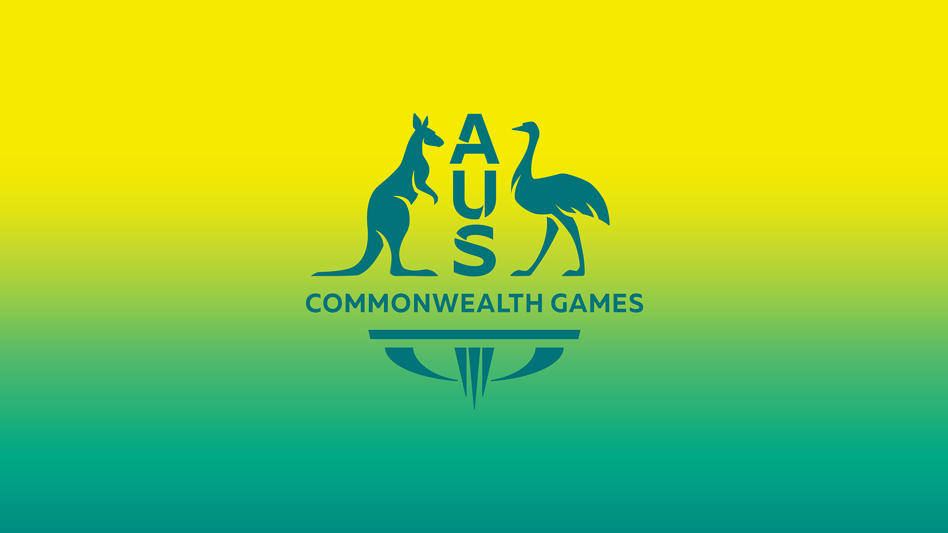 Beispiel einer Commonwealth Games Australia-Schriftart