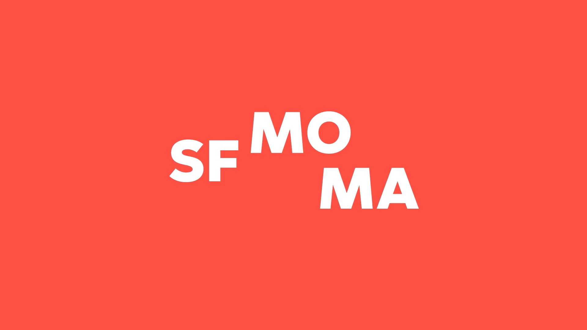 Beispiel einer SFMOMA Display-Schriftart