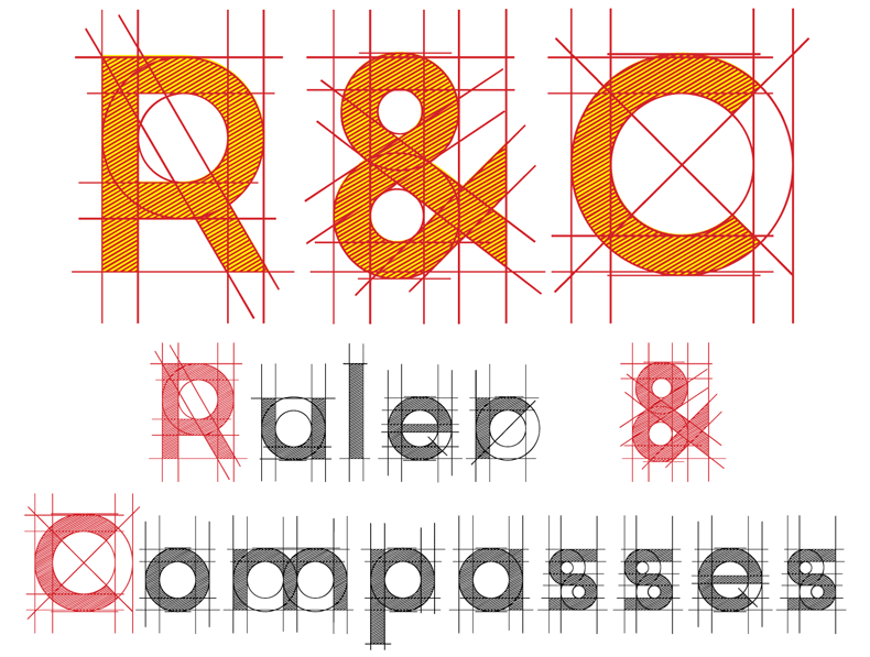 Beispiel einer R&C Basic Empty-Schriftart