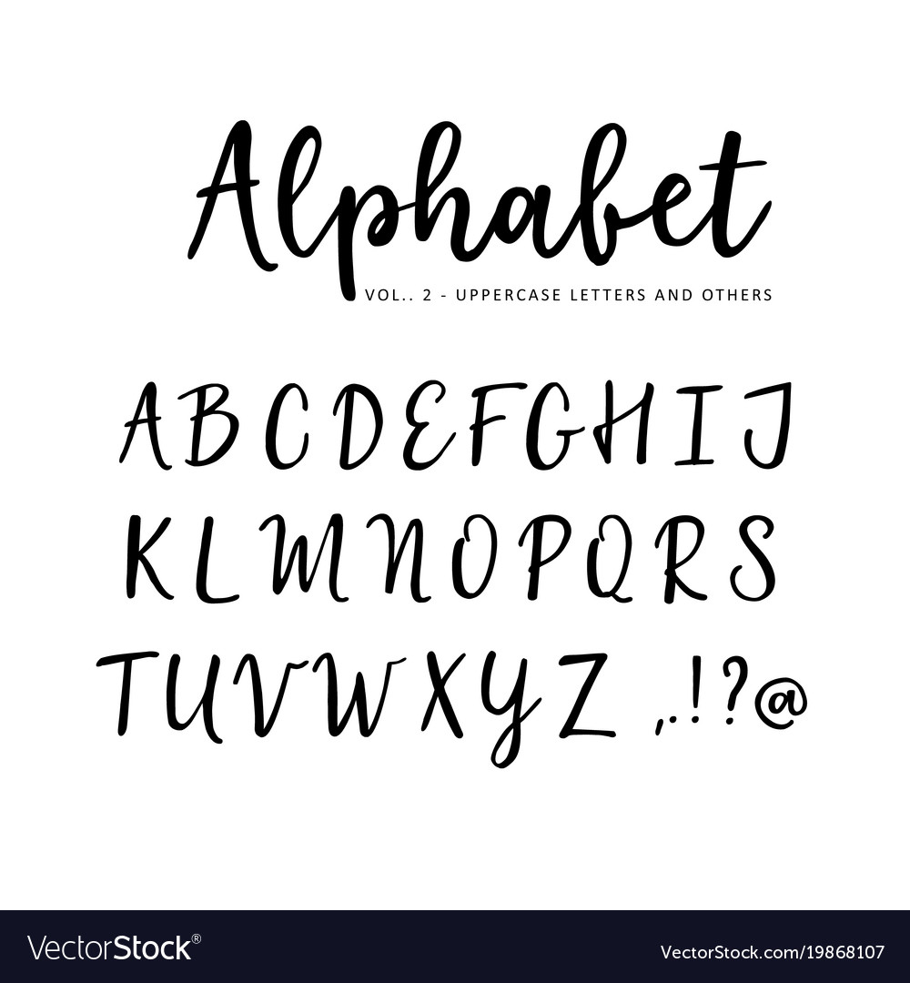 Beispiel einer Special Alphabets-Schriftart