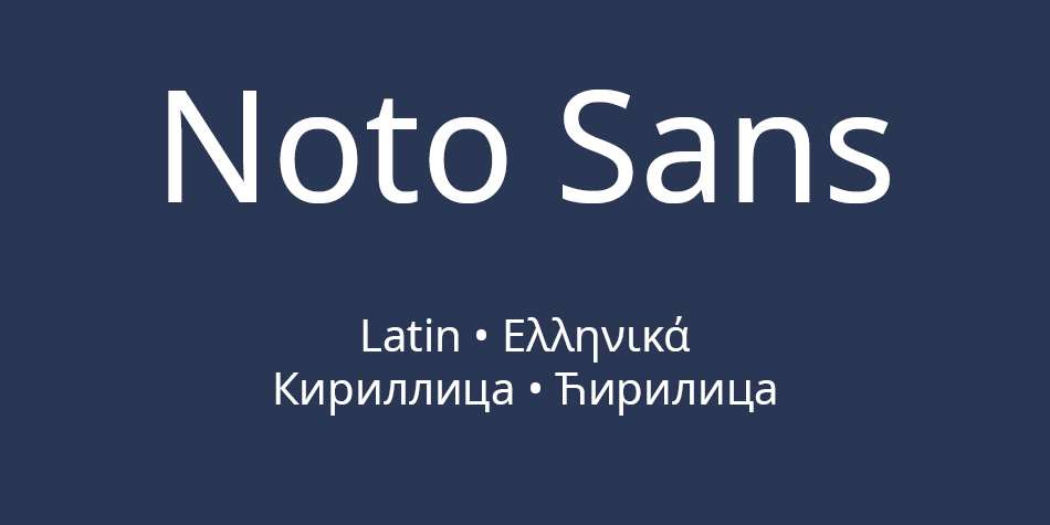 Beispiel einer Noto Sans Tangsa-Schriftart