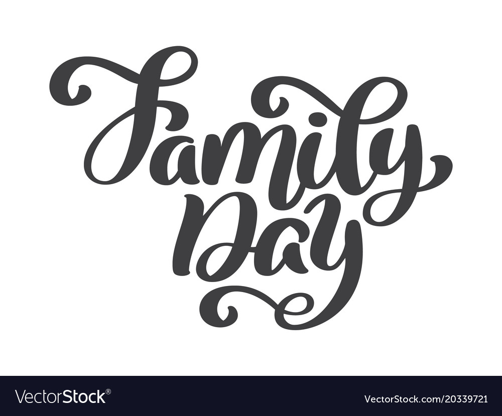 Beispiel einer Family Day-Schriftart