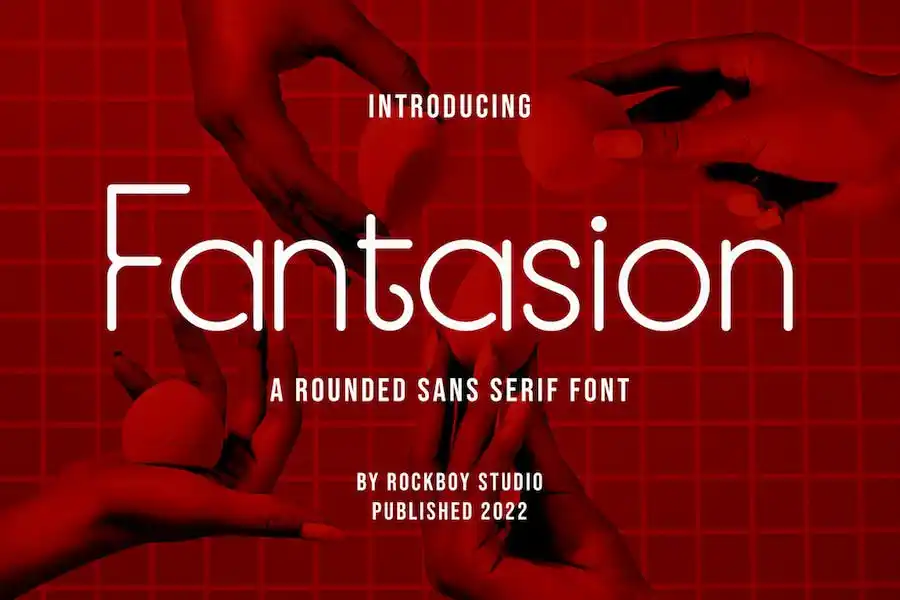 Beispiel einer Fantasion Regular-Schriftart