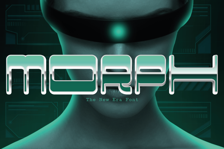 Beispiel einer Morph Regular-Schriftart