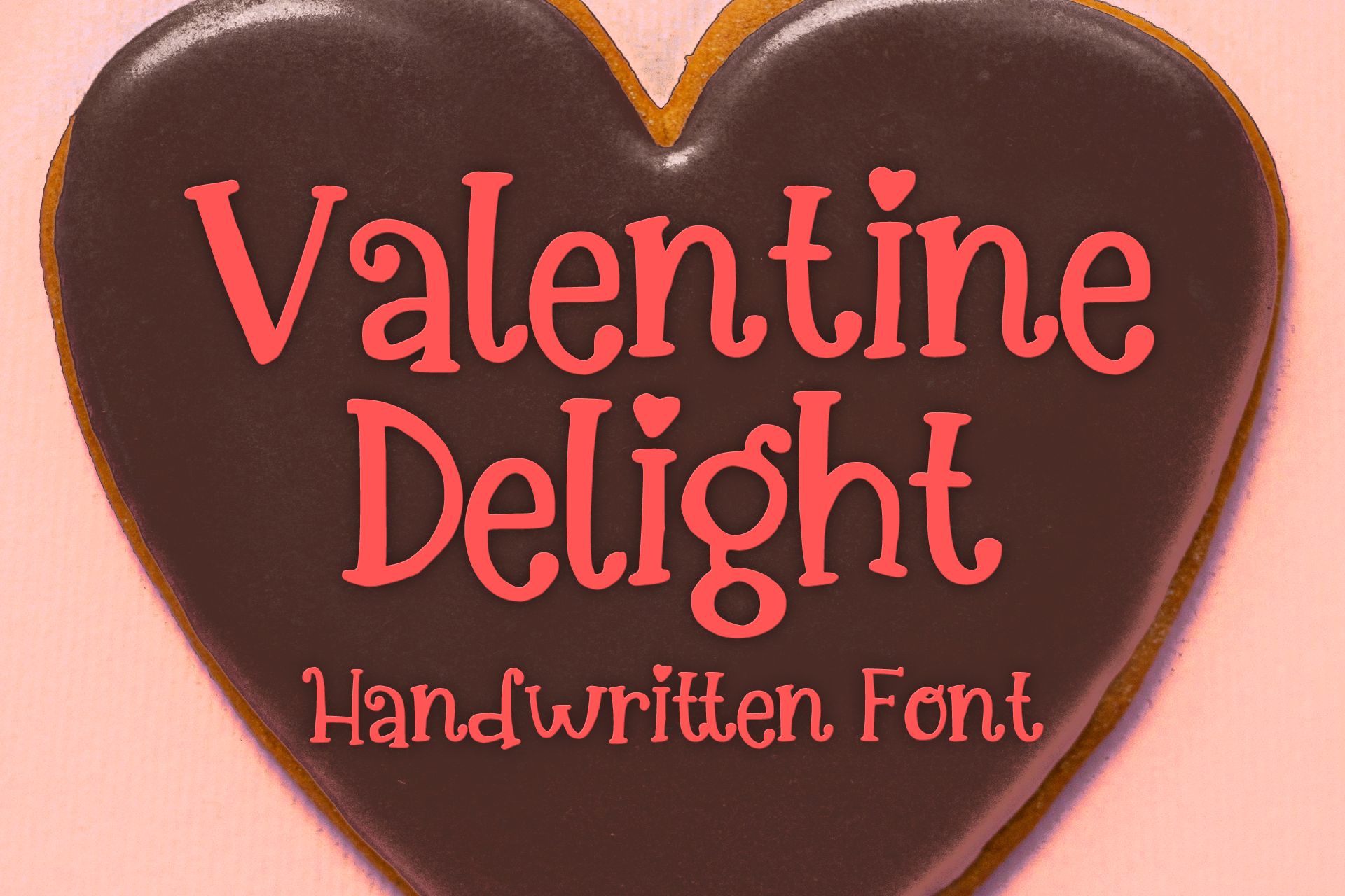 Beispiel einer Valentine Delight-Schriftart