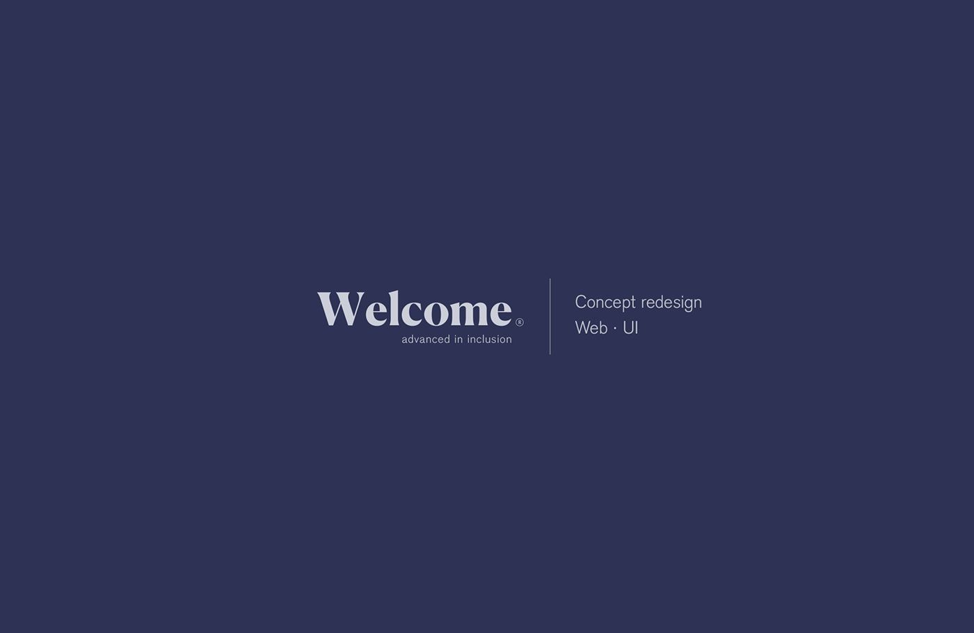 Beispiel einer Welcome web Regular-Schriftart