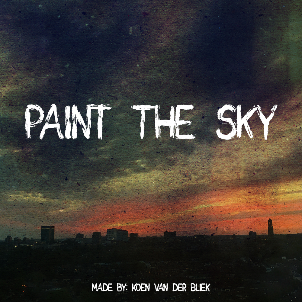 Beispiel einer Paint the Sky Regular-Schriftart