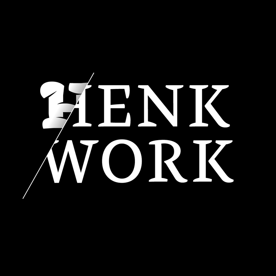 Beispiel einer Henk Work Bold-Schriftart