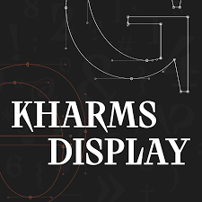 Beispiel einer Kharms Display-Schriftart