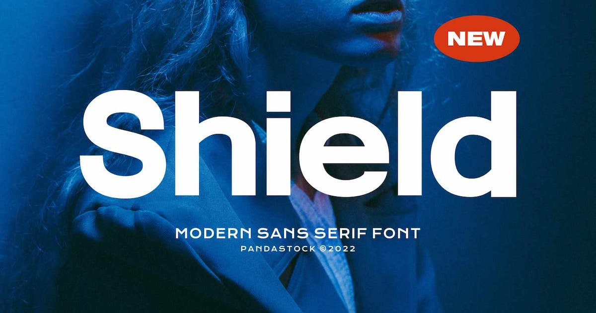 Beispiel einer Shield Sans-Schriftart