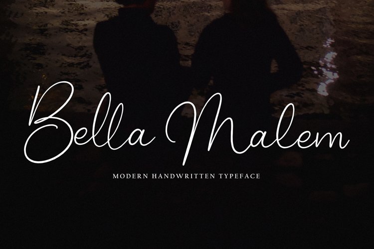 Beispiel einer Bella Malem-Schriftart