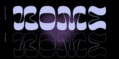 Beispiel einer Bome-Schriftart
