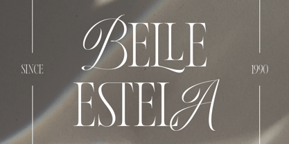 Beispiel einer Brecia Lovely Regular-Schriftart