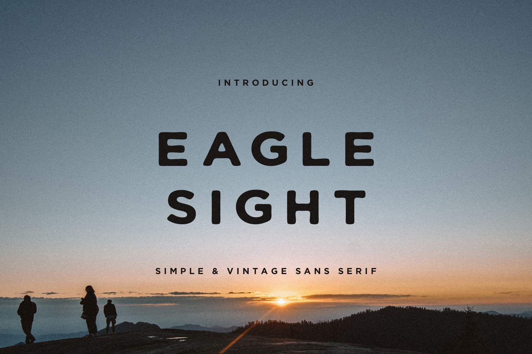 Beispiel einer Eagle Sight-Schriftart