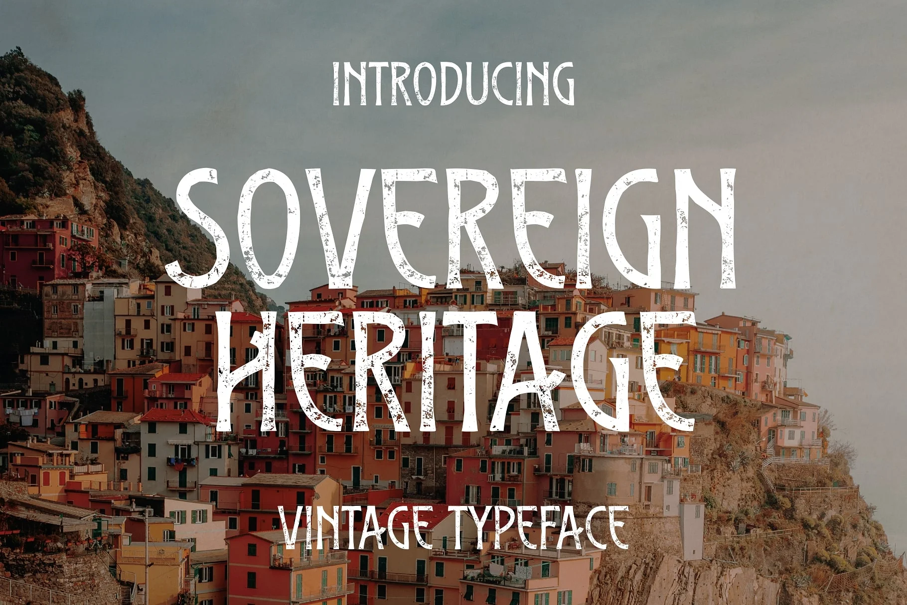 Beispiel einer Sovereign Heritage-Schriftart