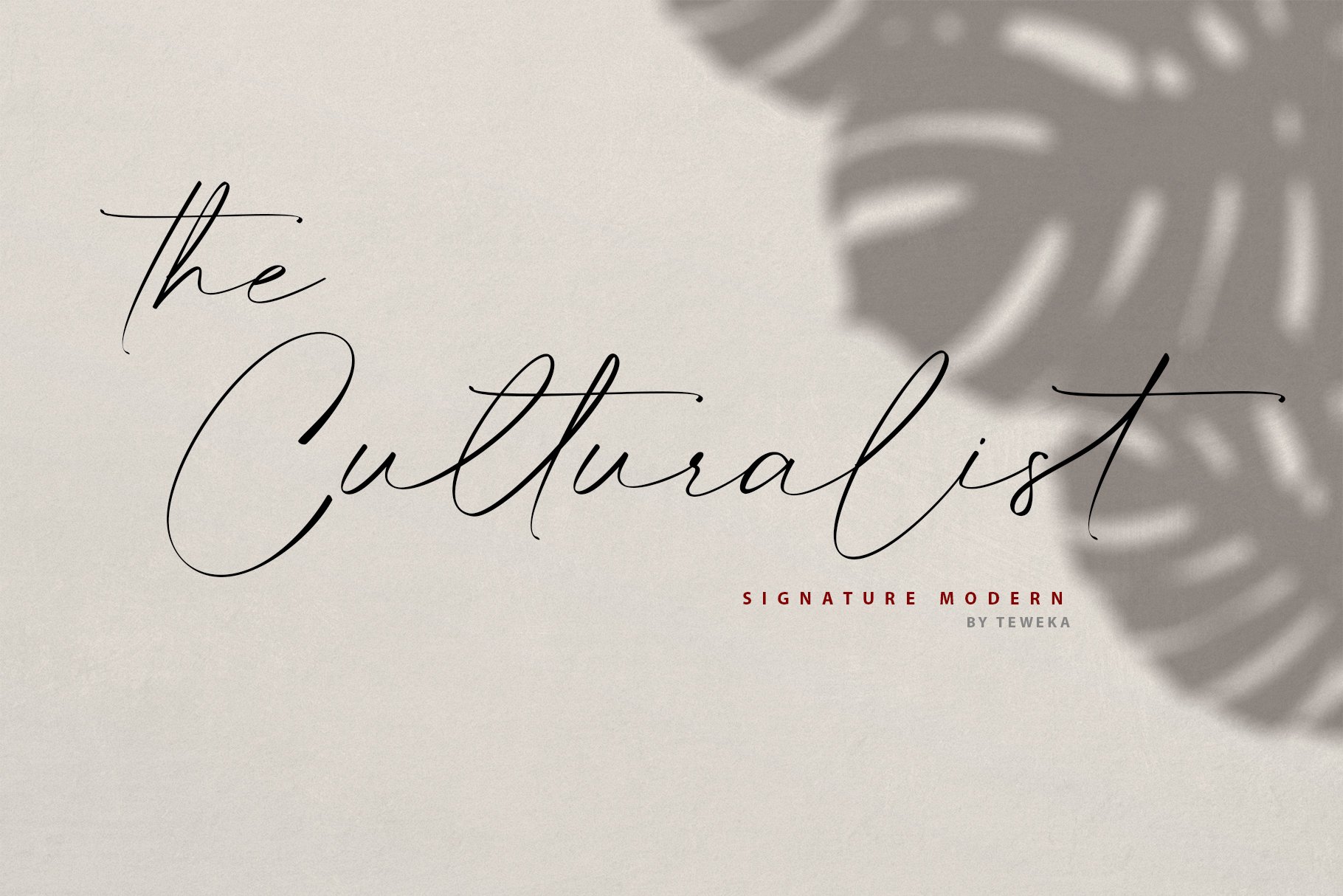 Beispiel einer The Culturalist-Schriftart