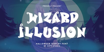 Beispiel einer Wizard Illusion-Schriftart