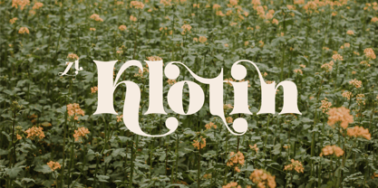 Beispiel einer ZT Klotin Regular-Schriftart