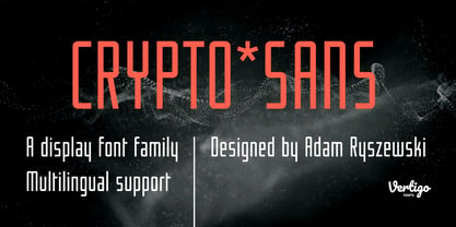 Beispiel einer Crypto-Schriftart