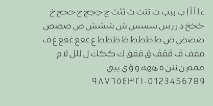 Beispiel einer Gamila Arabic W05 Regular-Schriftart